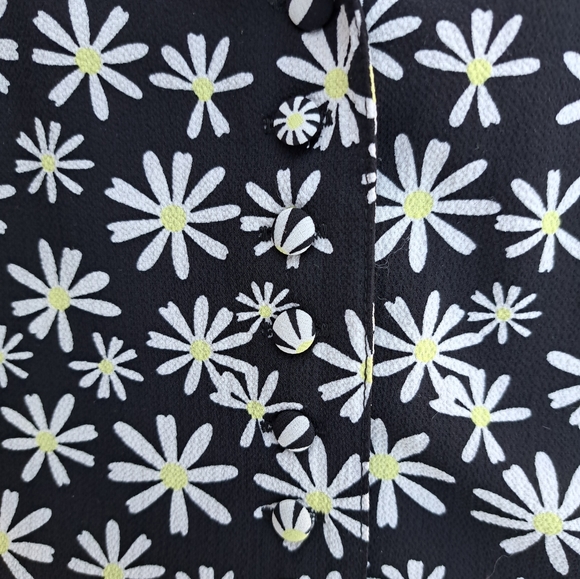 H&M Divided Size XS Daisy Flower Print Mini Dress - Picture 4 of 10